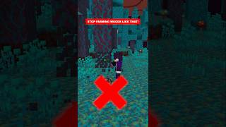 1212 Nether Tree Farm Minecraft minecraft shorts [upl. by Karola296]