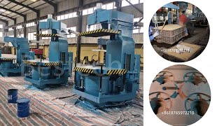 working process jolt squeeze sand molding machine foundry green sand moulding machine [upl. by Enilreug]