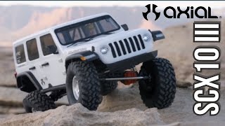 AXIAL SCX10 3 III Jeep Wrangler Rubicon  2020  AMAZING RC 4WD [upl. by Gardy]