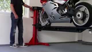 Moto Lift 400 LD Motorrad Hebebühne für die Garage wwwmotoliftde [upl. by Hefter]