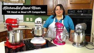 KitchenAid Stand Mixer Tilt Head vs Bowl Lift Comparison  Stand Mixer Review  Whats up Wednesday [upl. by Eeliab]