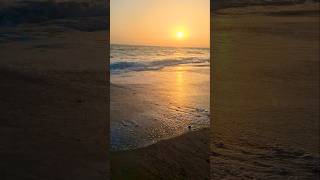 Gold coast walk relaxing beach sea gold sunset [upl. by Stella109]