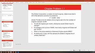 Managerial Economics Chapter 2 Problem 1  Question reading and solving strategy [upl. by Natsirt]