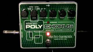 EHX Stereo Polychorus in 100 Seconds [upl. by Sharleen65]