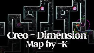 ADOFAI Custom Creo  Dimension Map by K [upl. by Nodnelg]