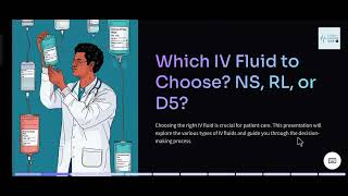 Decoding IV Fluids NS vs RL vs D5 [upl. by Strep]