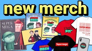 NEW SUPERMEGA MERCH  WEBSITE  Available Now [upl. by Aniral]