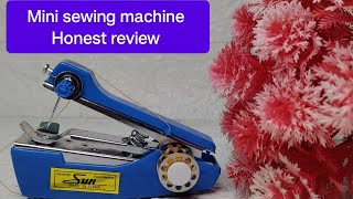 Honest reviewPortable Mini sewing machine [upl. by Enixam]