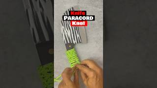 Amazing Paracord Knife Handle Knot [upl. by Enoek]