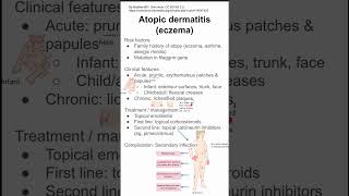 Atopic dermatitis eczema [upl. by Saxena]