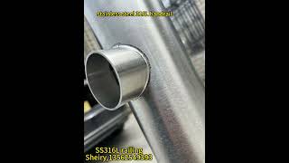 Hairline stainless Steel handrailrail [upl. by Erica551]