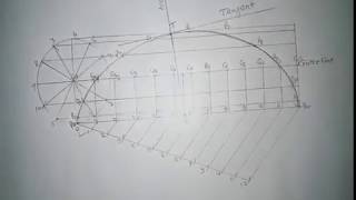 Cycloid in engineering drawing [upl. by Eriam512]