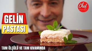 Gelin Pastası Tarifi 💐Borcamda Dilim Dilim Kıvamında 15 KİŞİLİK KOLAY PASTA TARİFİ  OKTAY USTA’DAN [upl. by Eintirb411]