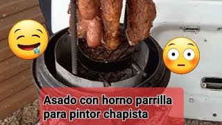 como se hace un asado horno parrilla para lo talleres de chapa pintura cocina [upl. by Demakis]