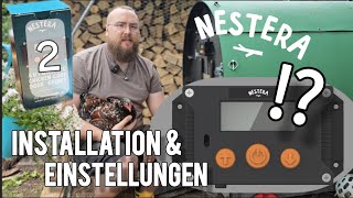 Bedienungsanleitung Hühnertür von Nestera  5 Rabattaktion 22 Installation amp Einstellungen [upl. by Eralcyram]