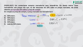 PORCENTAGEM  QUESTÃO 30  LIVRO 1  CAPITULO 2  ISOLDA MATEMÁTICA ENEM [upl. by Prissie]