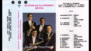 Quatuor de saxophone JeanYves Fourmeau la badinerie [upl. by Idoc]