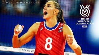 Nataliya Goncharova Наталья Гончарова  BEST Volleyball Actions  Womens Volleyball FIVB OQT 2019 [upl. by Earlene]