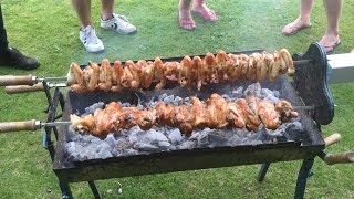 Original and Authentic Rotisserie Cyprus BBQ [upl. by Ardeed]