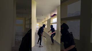 Money Heist Parkour Vs Police  300 bubblesgangzbubblesmotion moneyheistparkour policeshorts [upl. by Kcolttam81]