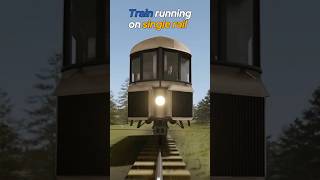 Train running on single railshorts [upl. by Daza]