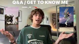 GET TO KNOW ME QampA 🤷‍♂️😆 [upl. by Andrey]