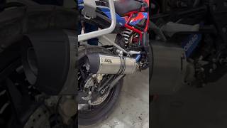 BMW GS310 modifications on exhaust 🥵…shorts trending [upl. by Krause374]