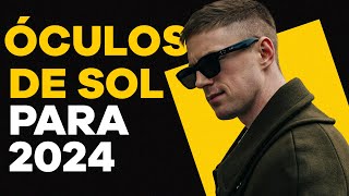 ÓCULOS de SOL MASCULINO em ALTA para 2024  MODA MASCULINA [upl. by Nillek]