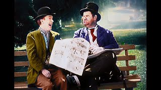 Laurel and Hardy Duck Soup1926  Colorized best scenes from the film [upl. by Enait]