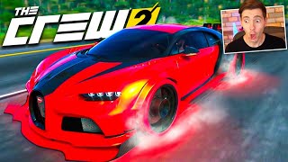 NOVA BUGATTI CHIRON 300 que pega 530kmh  THE CREW 2 [upl. by Skipper67]