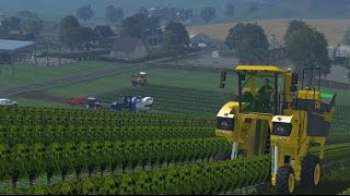 Farming Simulator 15  Vendange  New holland Braud 9060 L Gregoire G8260 Gregoire G20 [upl. by Childs]