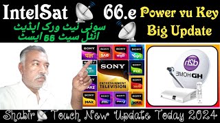 IntelSat 📡66e  FTA Blind Scen نیو چینل لسٹ اپڈیٹ  چھ فٹ سیٹنگ  20 جولائی 2024 [upl. by Irrok]