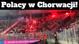 Polacy w Chorwacji Liga Narodów UEFA Chorwacja vs Polska 08092024r [upl. by Akeimahs]