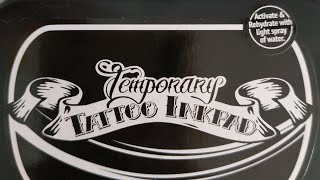 Teste encre Tattoo temporaire Color Box DT Custodeco [upl. by Shrier651]