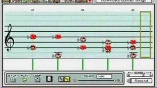 Pinbot quotIntroquot in Mario Paint Composer [upl. by Froma]