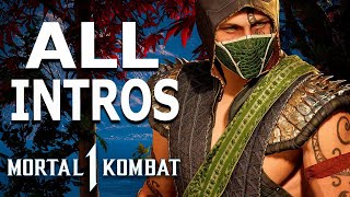 MORTAL KOMBAT 1 Reptile All Intros Dialogue Character Banter MK1 [upl. by Gasparo]