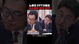 노종면이 준비한 PPT에 비서실장 입이 바짝 [upl. by Hiltan]