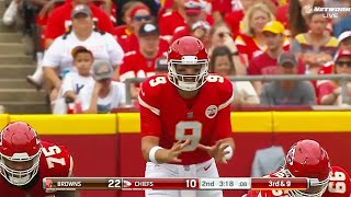 Preseason Week 3 Browns  Chiefs  Blaine Gabbert TD drive [upl. by Meara]