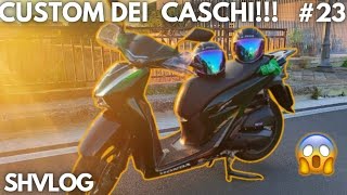 SHVLOG 023  MODIFICHIAMO I CASCHI E DIVENTIAMO IRRICONOSCIBILI  risultato da paura  💯🔥 [upl. by Sset]