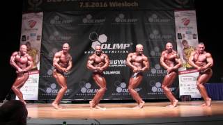 Finale Bodybuilding 100kg  Deutsche Meisterschaft 2016 [upl. by Ynneh977]