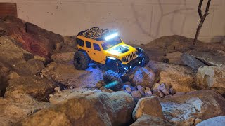 scx24 JLU on the indoorcourse moforc rclife [upl. by Jaquenette]