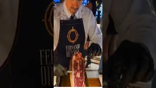 Cortando Jamón Ibérico en Number 13 Galveston Texas Fernando Ortega  69Vagamundos travel [upl. by Claudina]