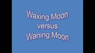 Waxing Moon versus Waning Moon  Celestial Physics  Applied Geometry [upl. by Nrubliw]