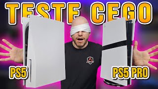 TESTE CEGO PS5 Pro dá pra ver a diferença Testamos com a galera [upl. by Aicineohp]