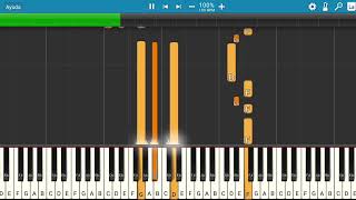 Los Titanes  Sobredosis  Piano Tutorial  Midi [upl. by Tevis413]