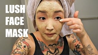 Lush Fresh Face Mask First Impression  HelloHannahCho [upl. by Notserc455]