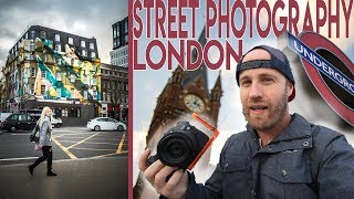 Street Photography in London with the Canon 35mm f18 RF [upl. by Yenoh16]