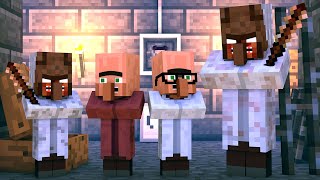 Granny vs Villager Life FULL ANIMATION  Minecraft Animation [upl. by Eanerb]