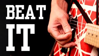 Tutorial Beat It Guitar Solo by Eddie Van Halen [upl. by Lieno205]