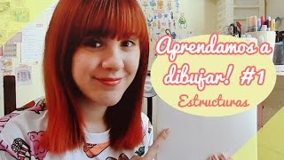 【Aprendamos a dibujar  1】Estructuras ❤ [upl. by Eanel]